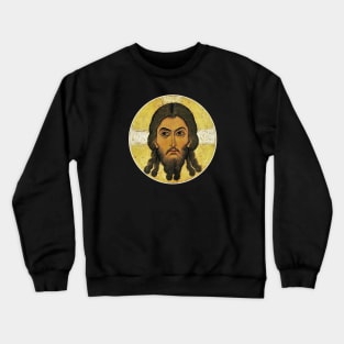 Christ Acheiropoietos Holy Face Icon Crewneck Sweatshirt